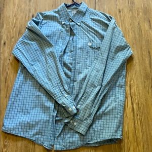 Cinch button down